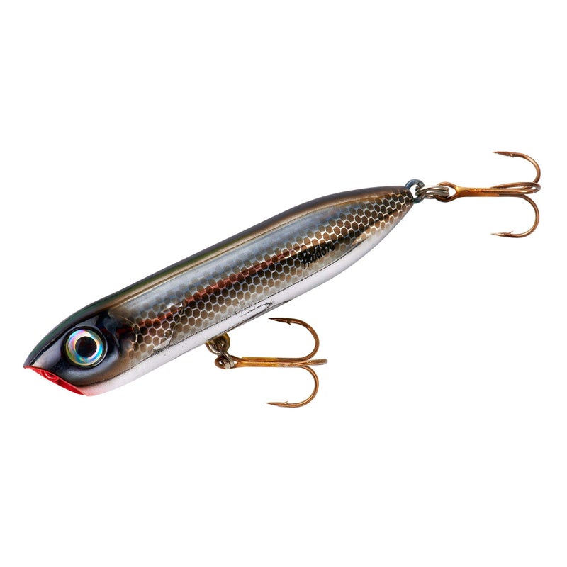 Heddon Chug'n Spook Junior Fishing Lure, Black Shiner, (1/2 oz) - Image 1